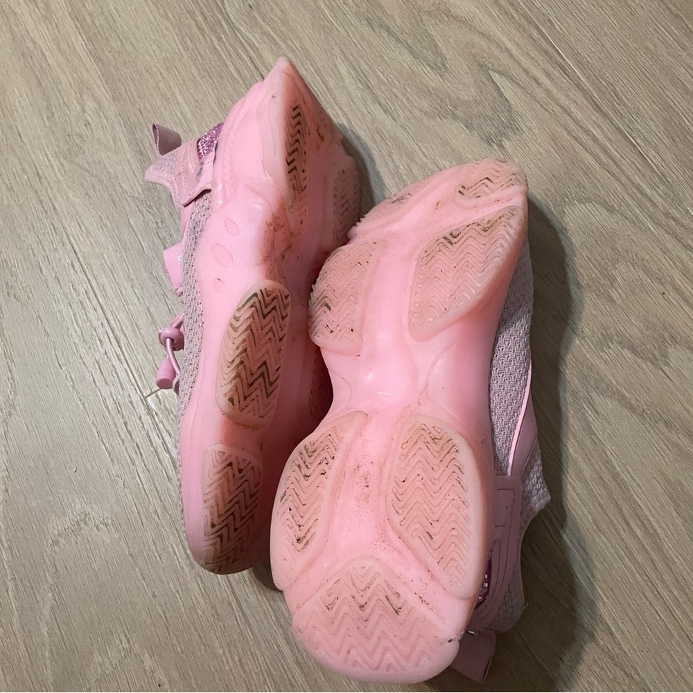 Steve Madden Myles NY90 pink woman slip on sneakers size 7 rhinestones pink - Picture 10 of 10